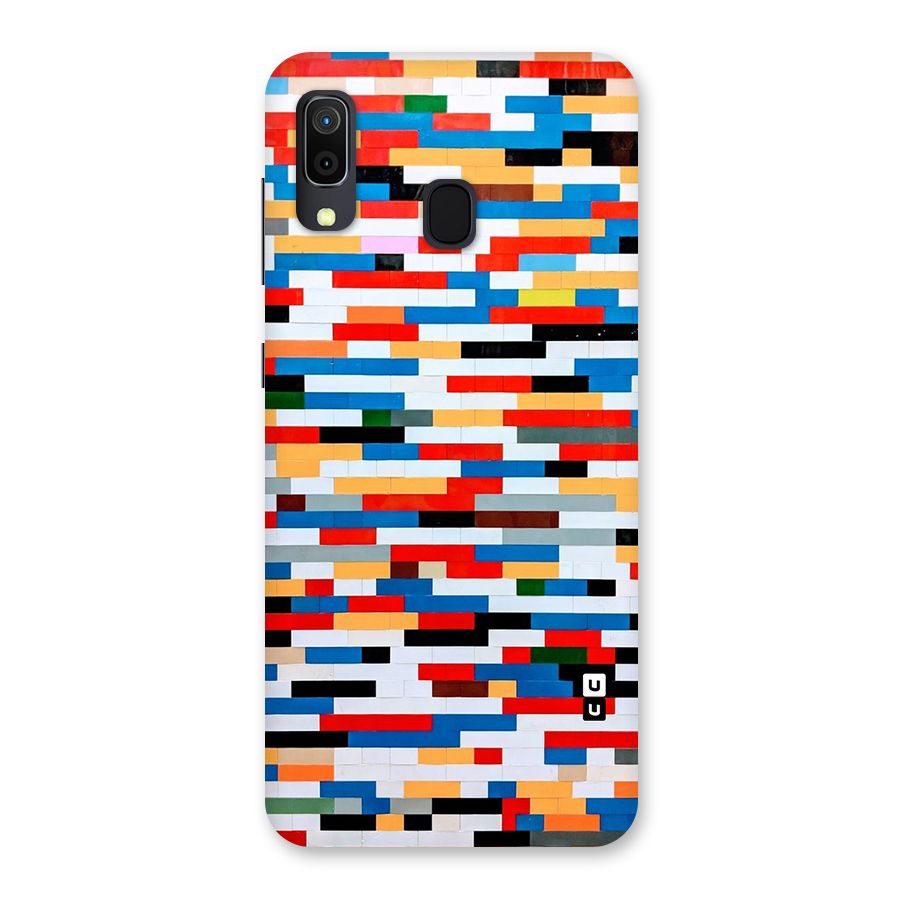 Cool Colors Collage Pattern Art Back Case for Galaxy A20