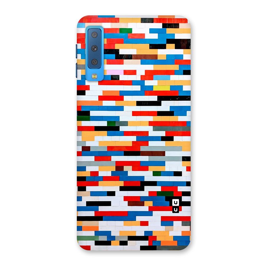 Cool Colors Collage Pattern Art Back Case for Galaxy A7 (2018)