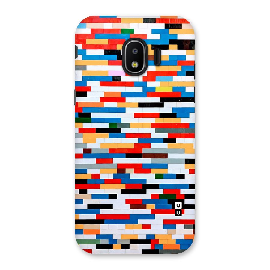 Cool Colors Collage Pattern Art Back Case for Galaxy J2 Pro 2018
