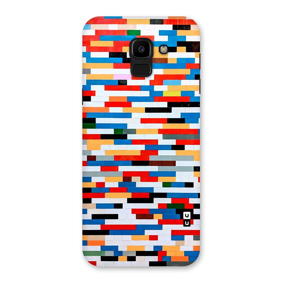 Cool Colors Collage Pattern Art Back Case for Galaxy J6