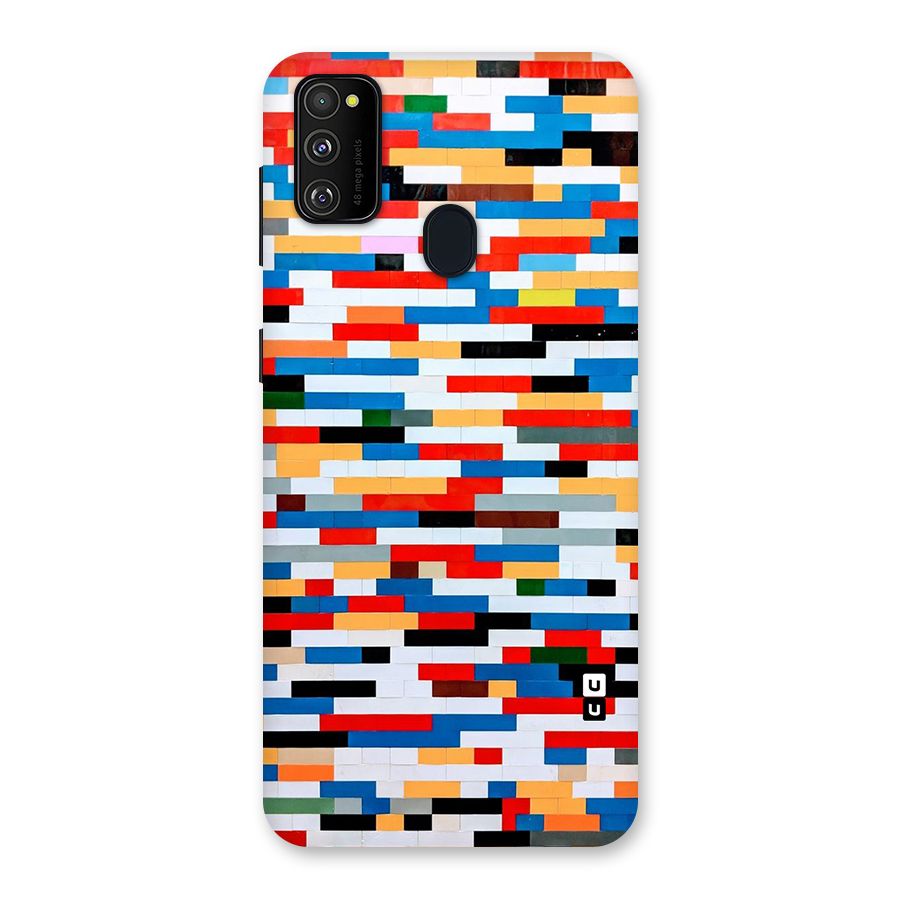 Cool Colors Collage Pattern Art Back Case for Galaxy M21