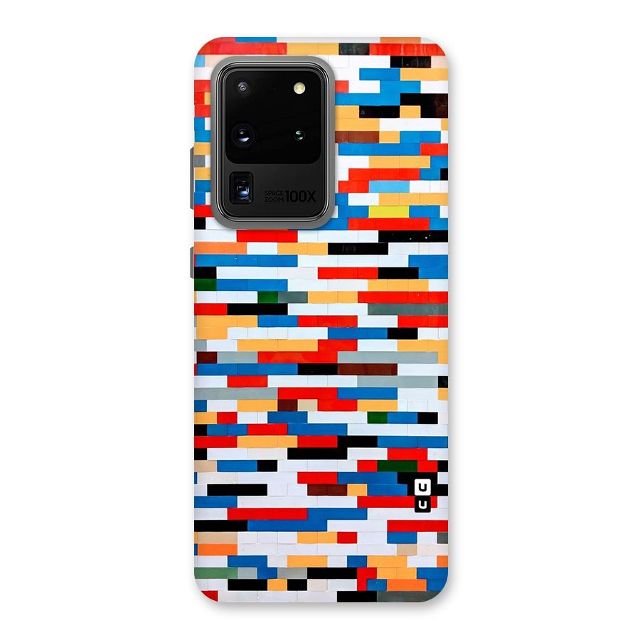 Cool Colors Collage Pattern Art Back Case for Galaxy S20 Ultra