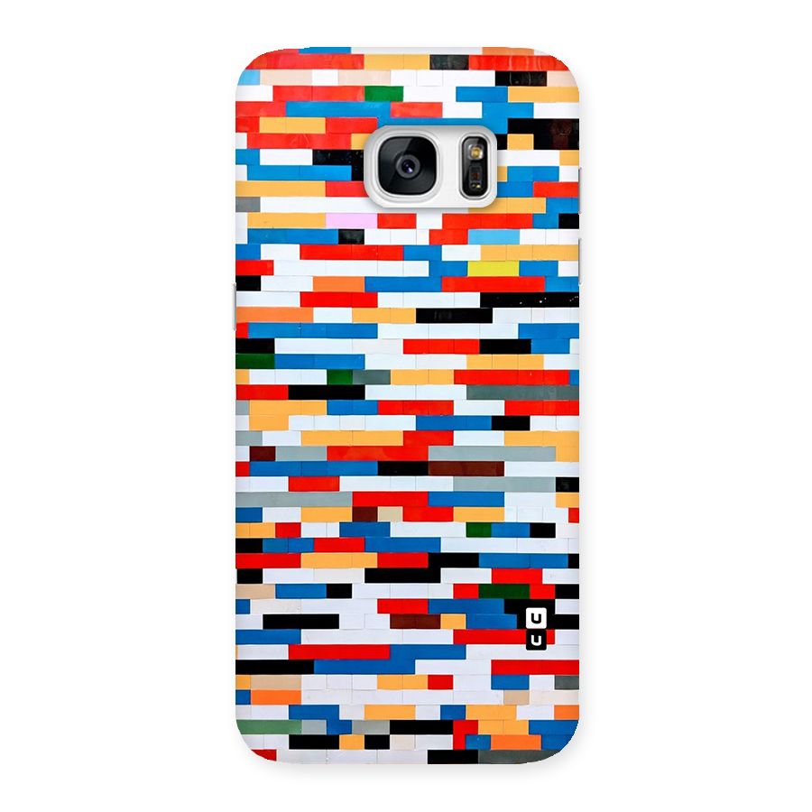 Cool Colors Collage Pattern Art Back Case for Galaxy S7 Edge