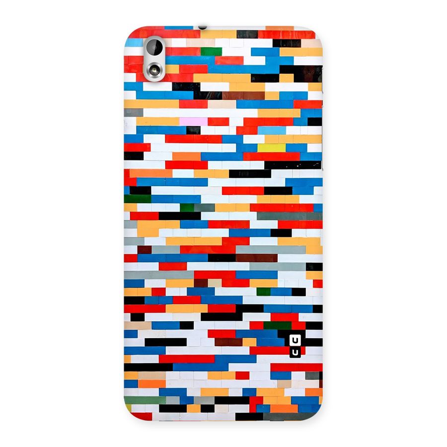 Cool Colors Collage Pattern Art Back Case for HTC Desire 816s