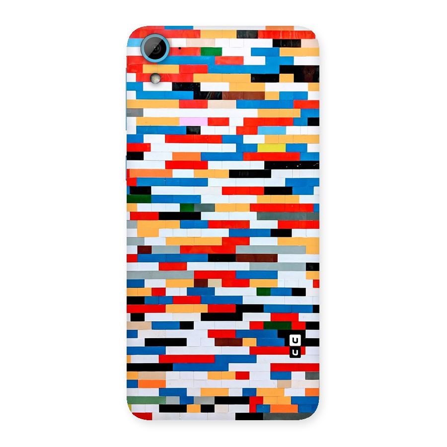 Cool Colors Collage Pattern Art Back Case for HTC Desire 826