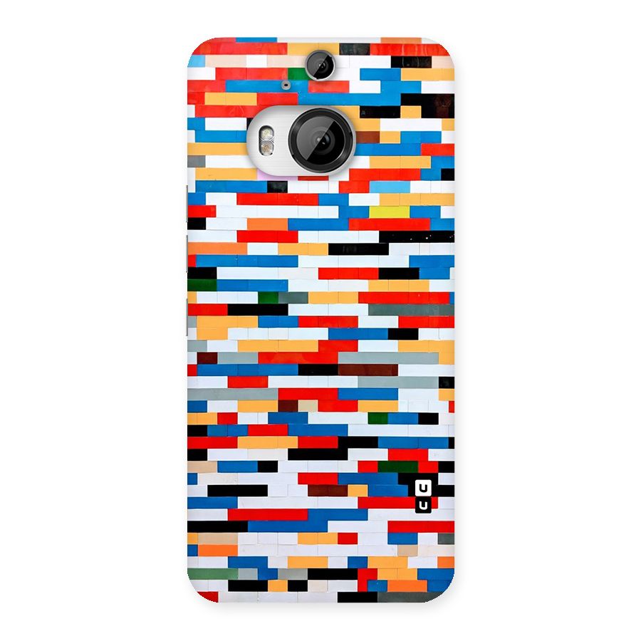Cool Colors Collage Pattern Art Back Case for HTC One M9 Plus