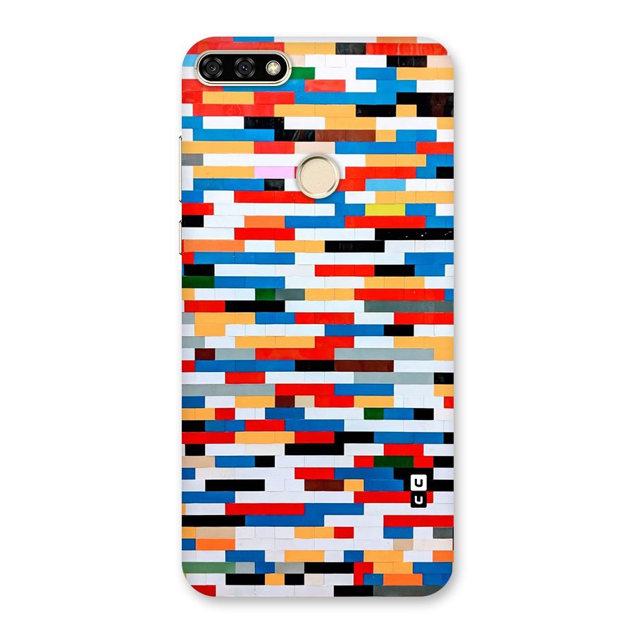 Cool Colors Collage Pattern Art Back Case for Honor 7A