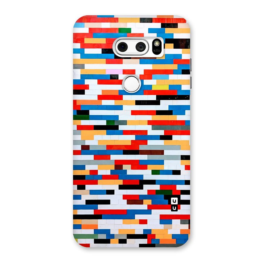 Cool Colors Collage Pattern Art Back Case for LG V30