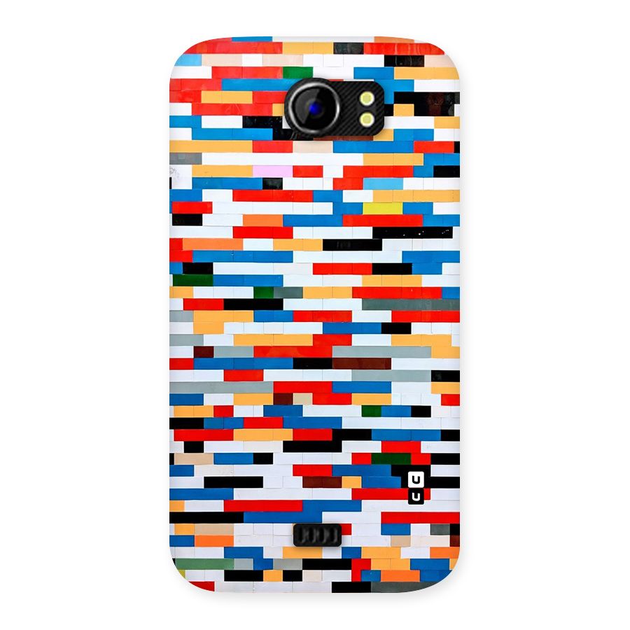 Cool Colors Collage Pattern Art Back Case for Micromax Canvas 2 A110