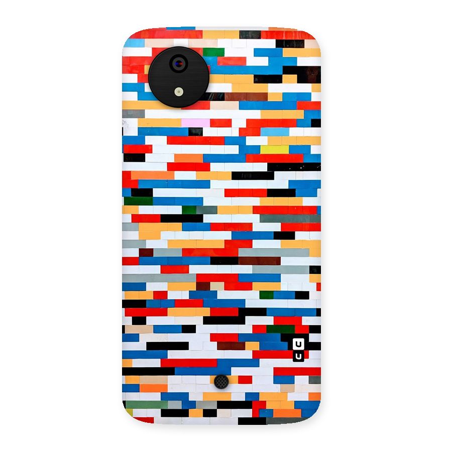 Cool Colors Collage Pattern Art Back Case for Micromax Canvas A1