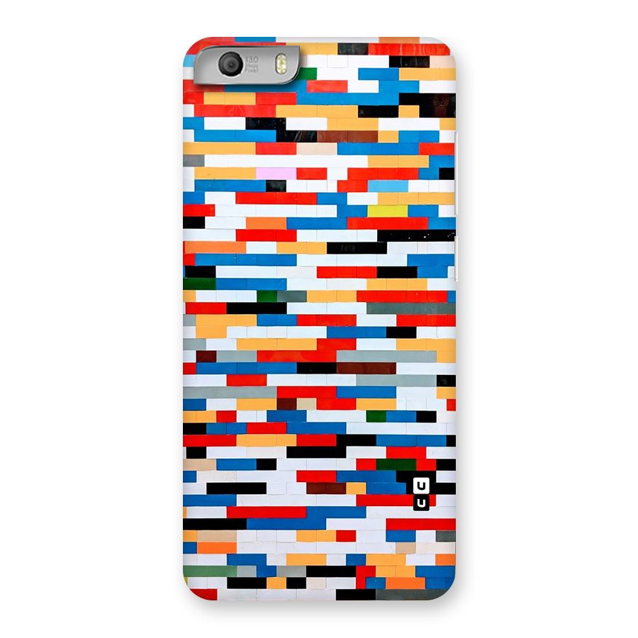 Cool Colors Collage Pattern Art Back Case for Micromax Canvas Knight 2