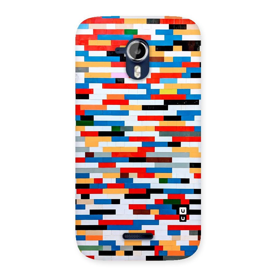Cool Colors Collage Pattern Art Back Case for Micromax Canvas Magnus A117