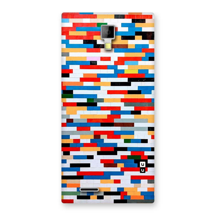 Cool Colors Collage Pattern Art Back Case for Micromax Canvas Xpress A99