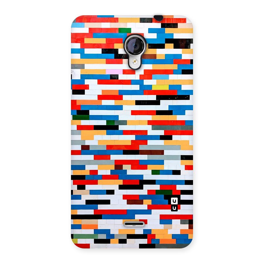Cool Colors Collage Pattern Art Back Case for Micromax Unite 2 A106