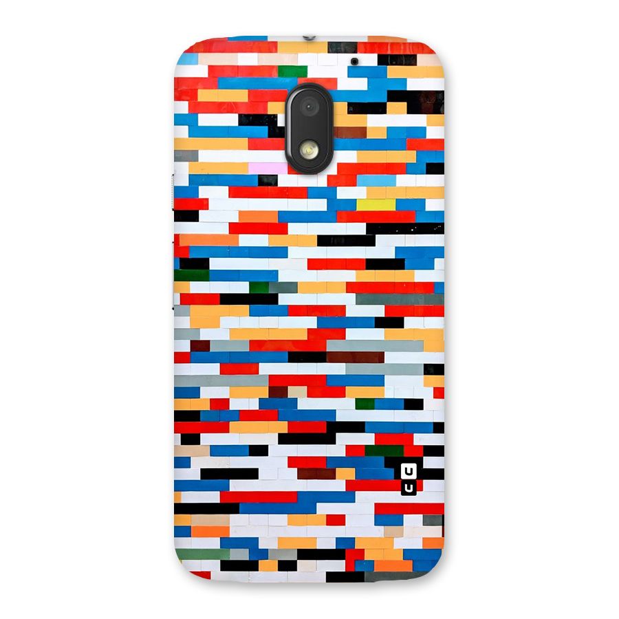Cool Colors Collage Pattern Art Back Case for Moto E3 Power