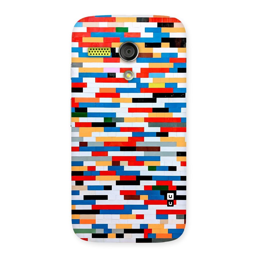 Cool Colors Collage Pattern Art Back Case for Moto G