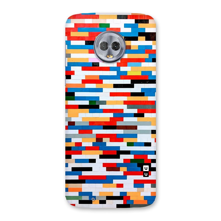 Cool Colors Collage Pattern Art Back Case for Moto G6