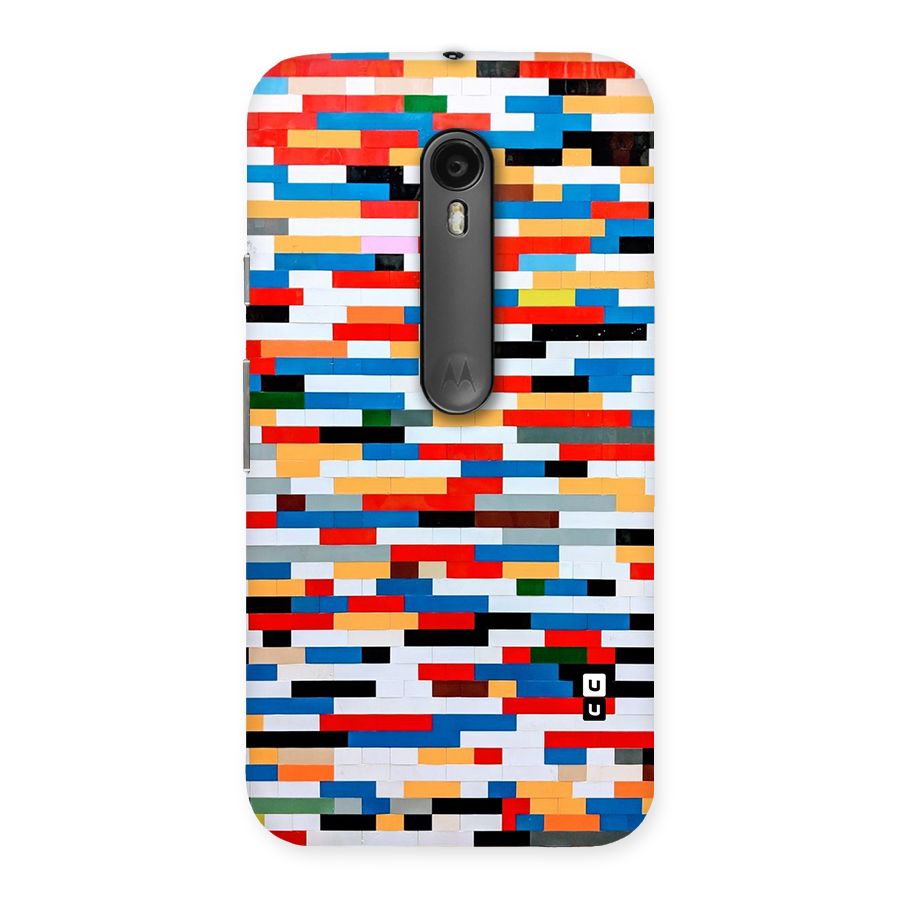 Cool Colors Collage Pattern Art Back Case for Moto G Turbo