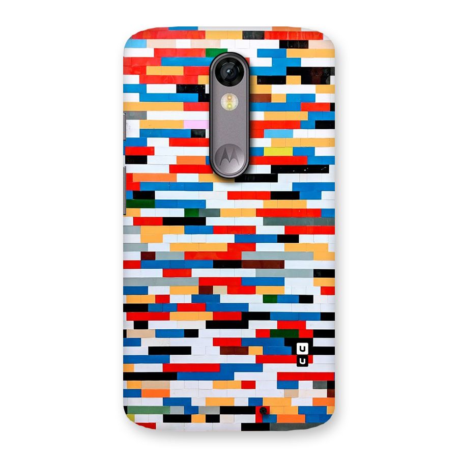 Cool Colors Collage Pattern Art Back Case for Moto X Force