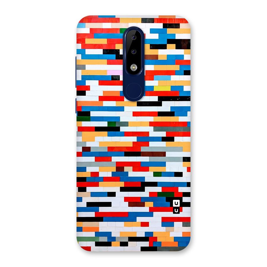 Cool Colors Collage Pattern Art Back Case for Nokia 5.1 Plus