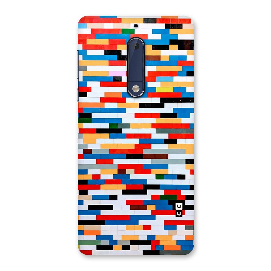 Cool Colors Collage Pattern Art Back Case for Nokia 5