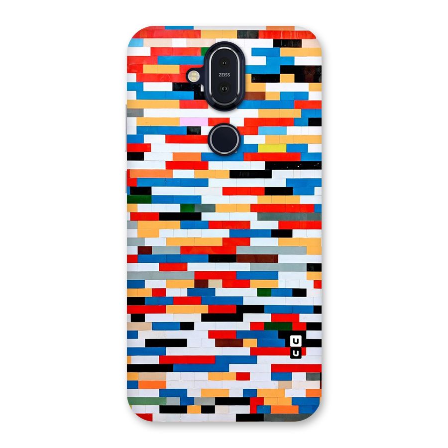 Cool Colors Collage Pattern Art Back Case for Nokia 8.1