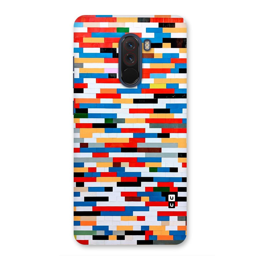 Cool Colors Collage Pattern Art Back Case for Poco F1
