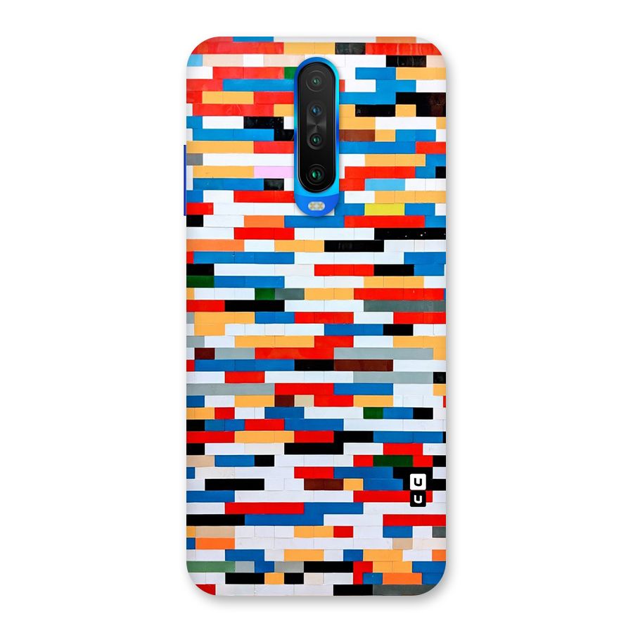Cool Colors Collage Pattern Art Back Case for Poco X2