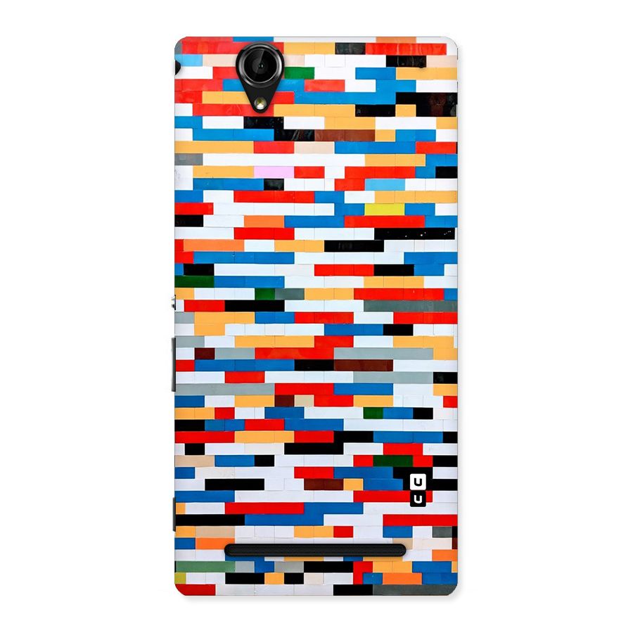 Cool Colors Collage Pattern Art Back Case for Sony Xperia T2