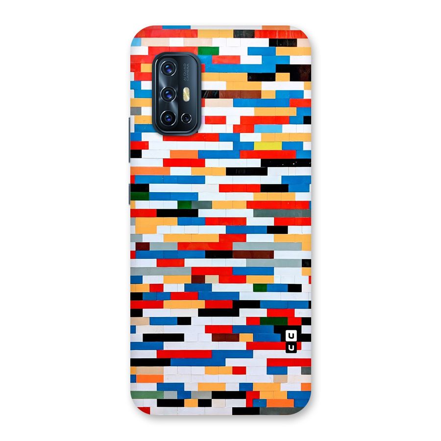 Cool Colors Collage Pattern Art Back Case for Vivo V17