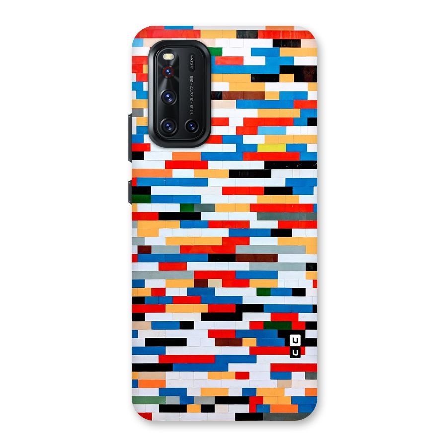 Cool Colors Collage Pattern Art Back Case for Vivo V19