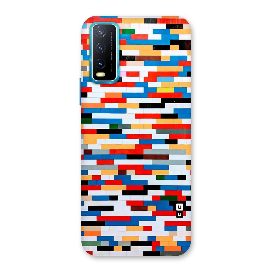 Cool Colors Collage Pattern Art Back Case for Vivo Y20