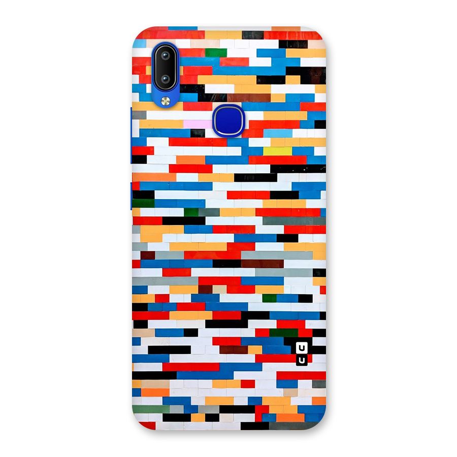 Cool Colors Collage Pattern Art Back Case for Vivo Y91
