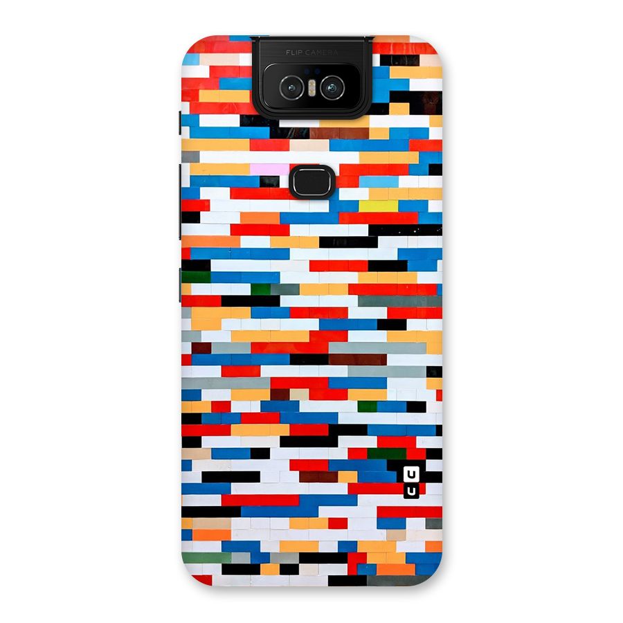 Cool Colors Collage Pattern Art Back Case for Zenfone 6z