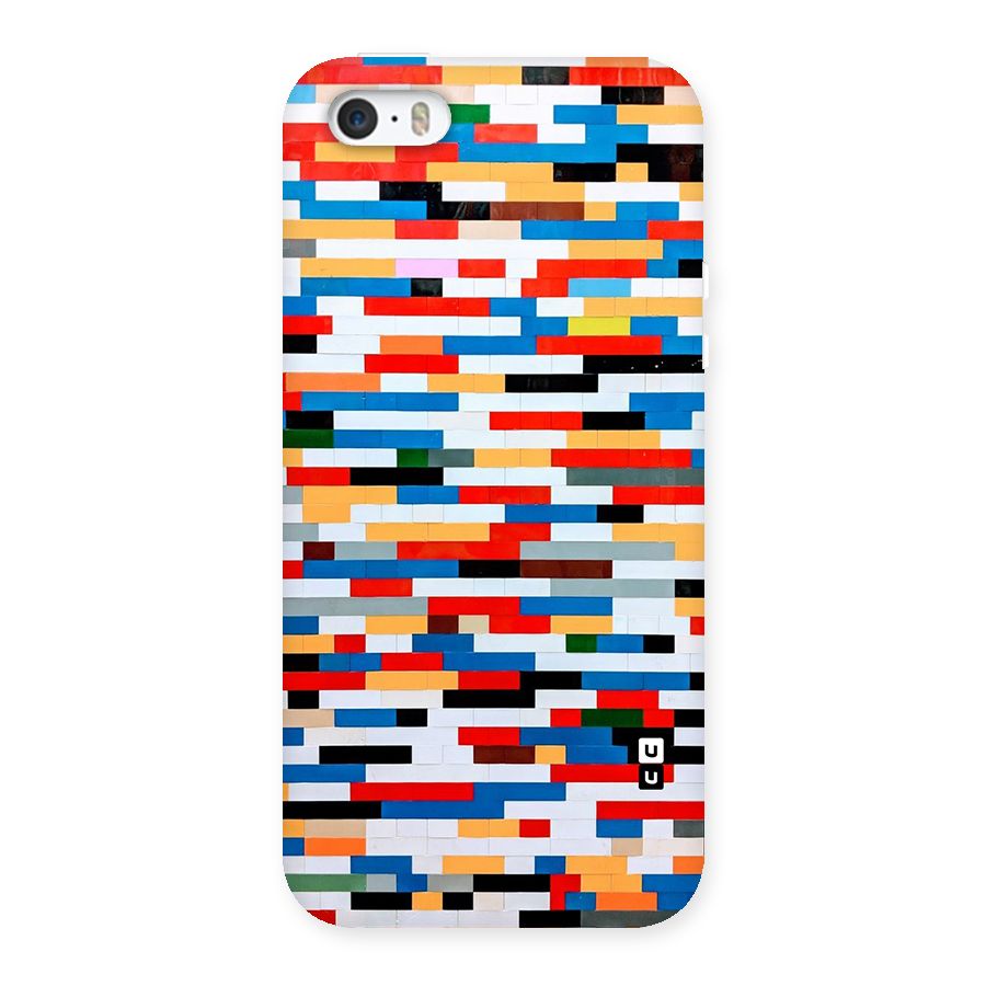Cool Colors Collage Pattern Art Back Case for iPhone SE