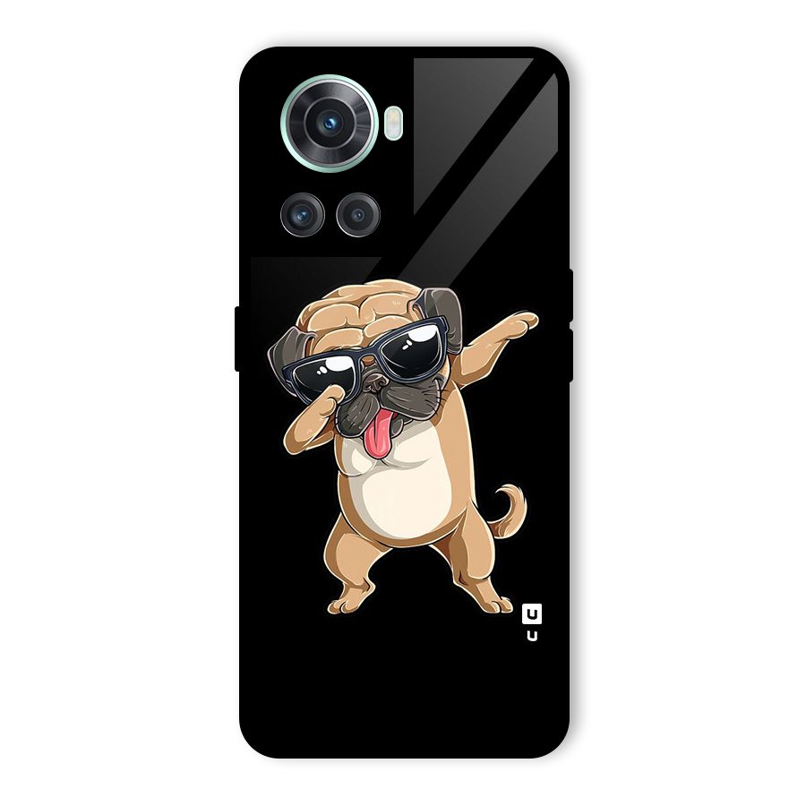 Cool Dab Dog Glass Back Case for OnePlus 10R