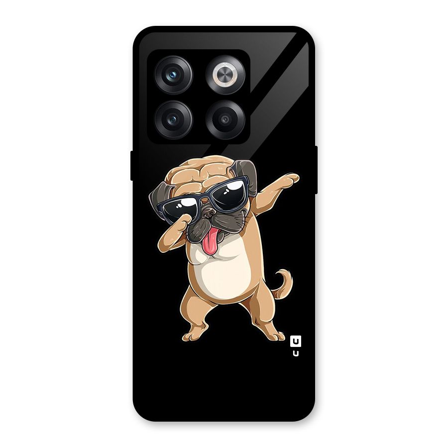 Cool Dab Dog Glass Back Case for OnePlus 10T