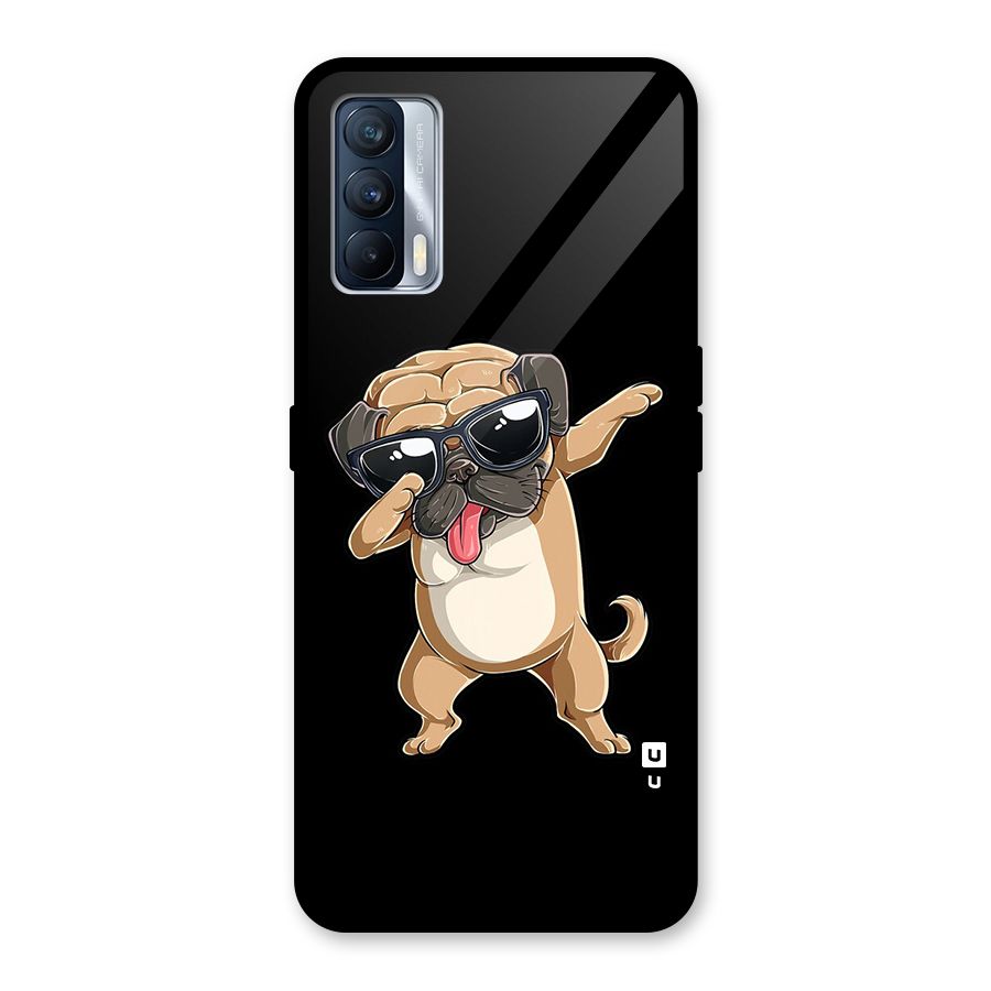 Cool Dab Dog Glass Back Case for Realme X7