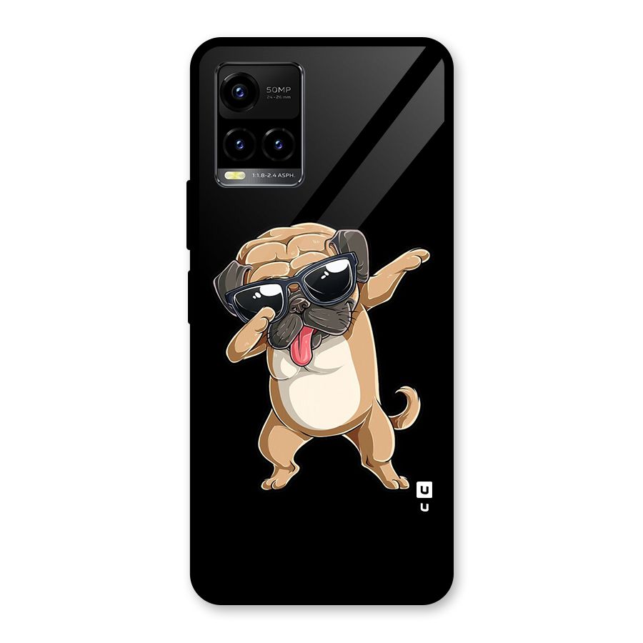 Cool Dab Dog Glass Back Case for Vivo Y21T