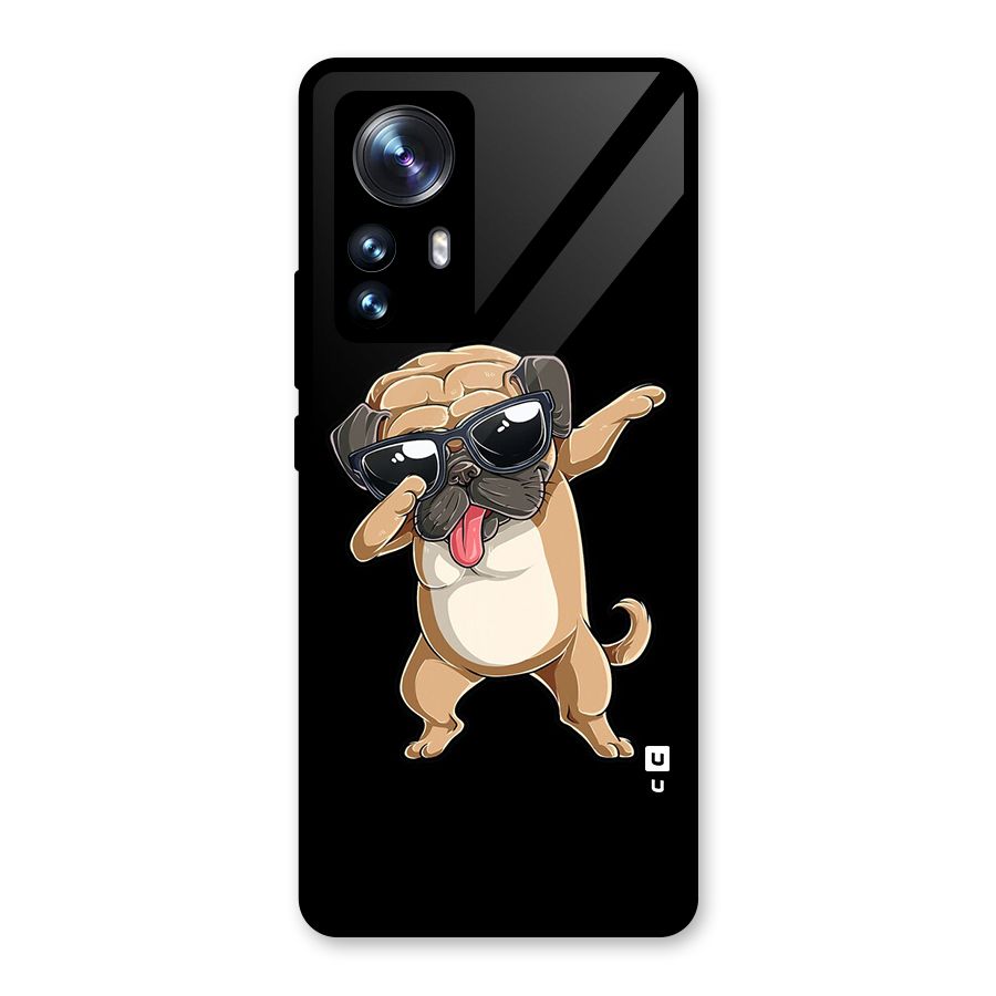 Cool Dab Dog Glass Back Case for Xiaomi 12 Pro