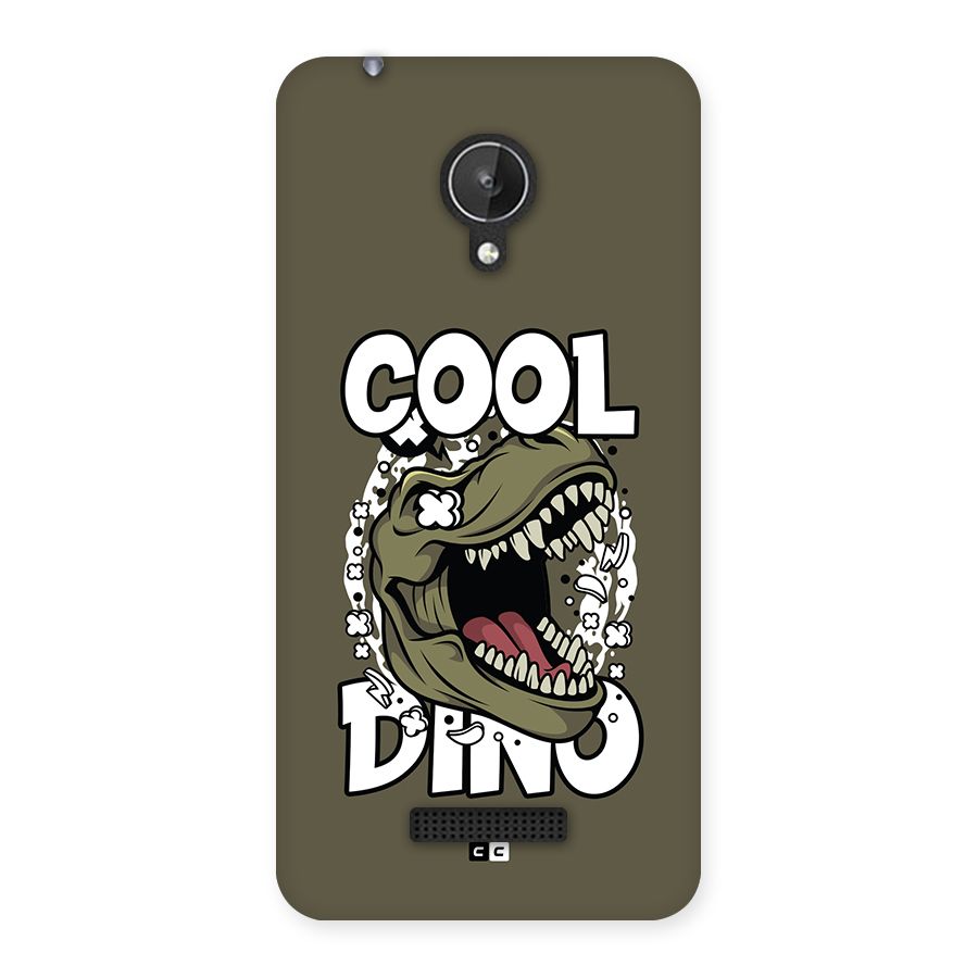 Cool Dino Back Case for Canvas Spark Q380