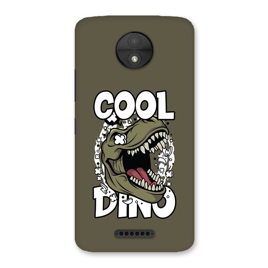 Cool Dino Back Case for Moto C