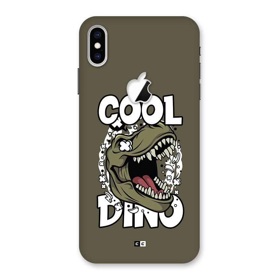 Cool Dino Back Case for iPhone XS Max Apple Cut