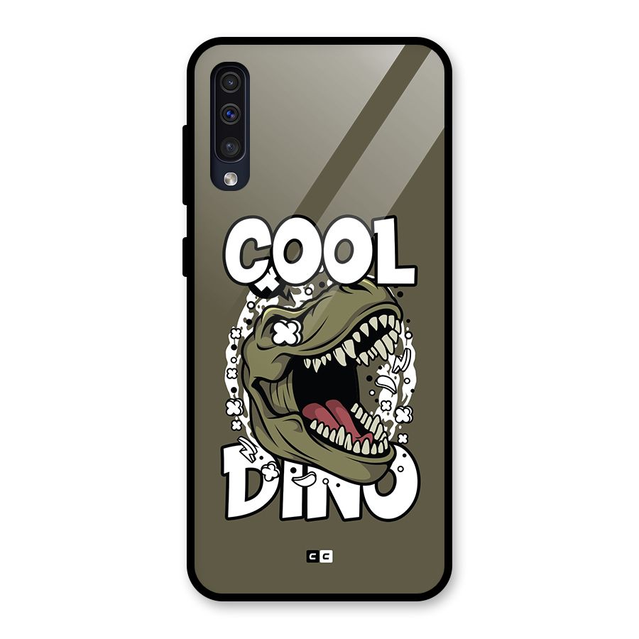 Cool Dino Glass Back Case for Galaxy A50s