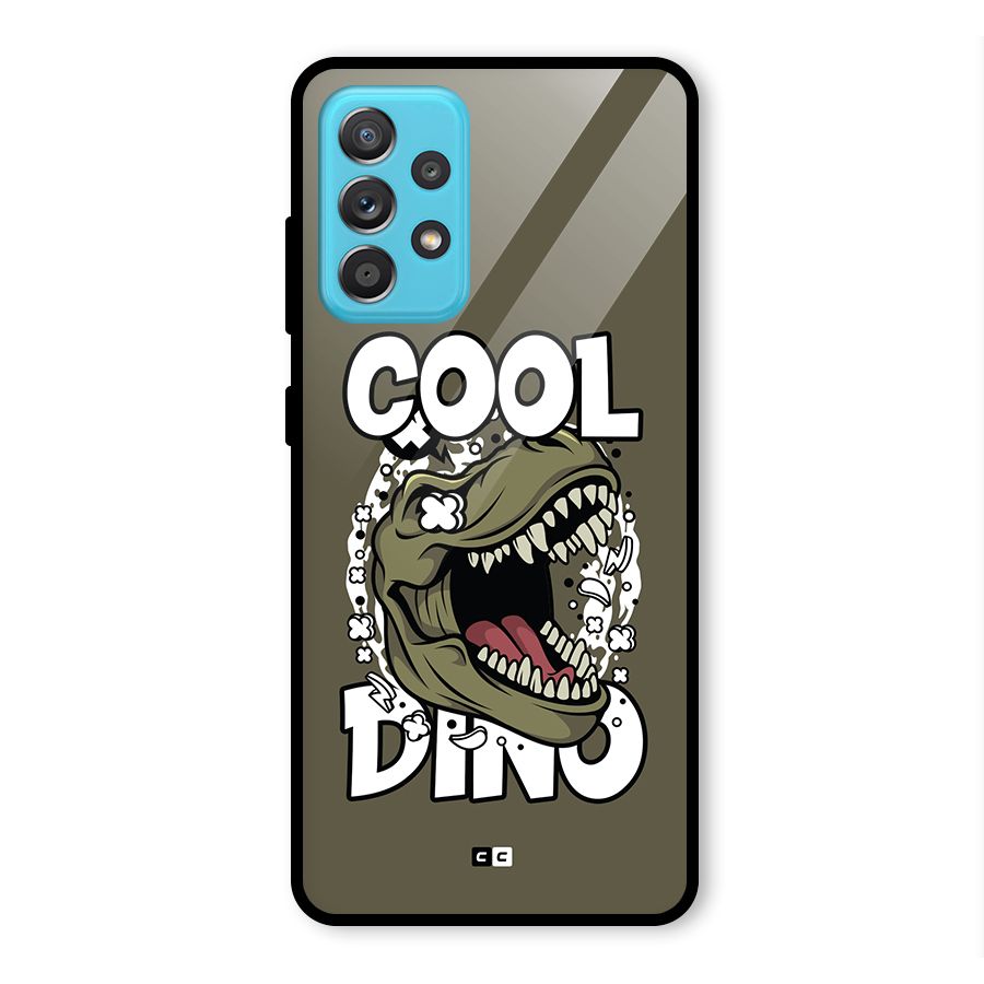 Cool Dino Glass Back Case for Galaxy A52