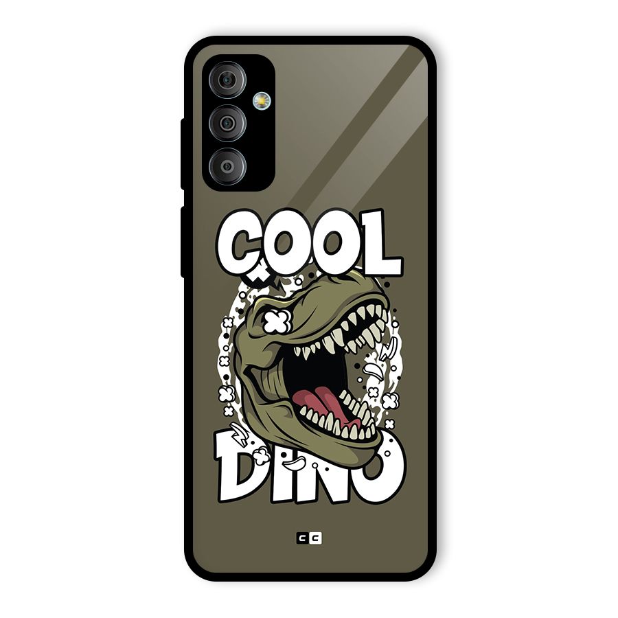 Cool Dino Glass Back Case for Galaxy F23