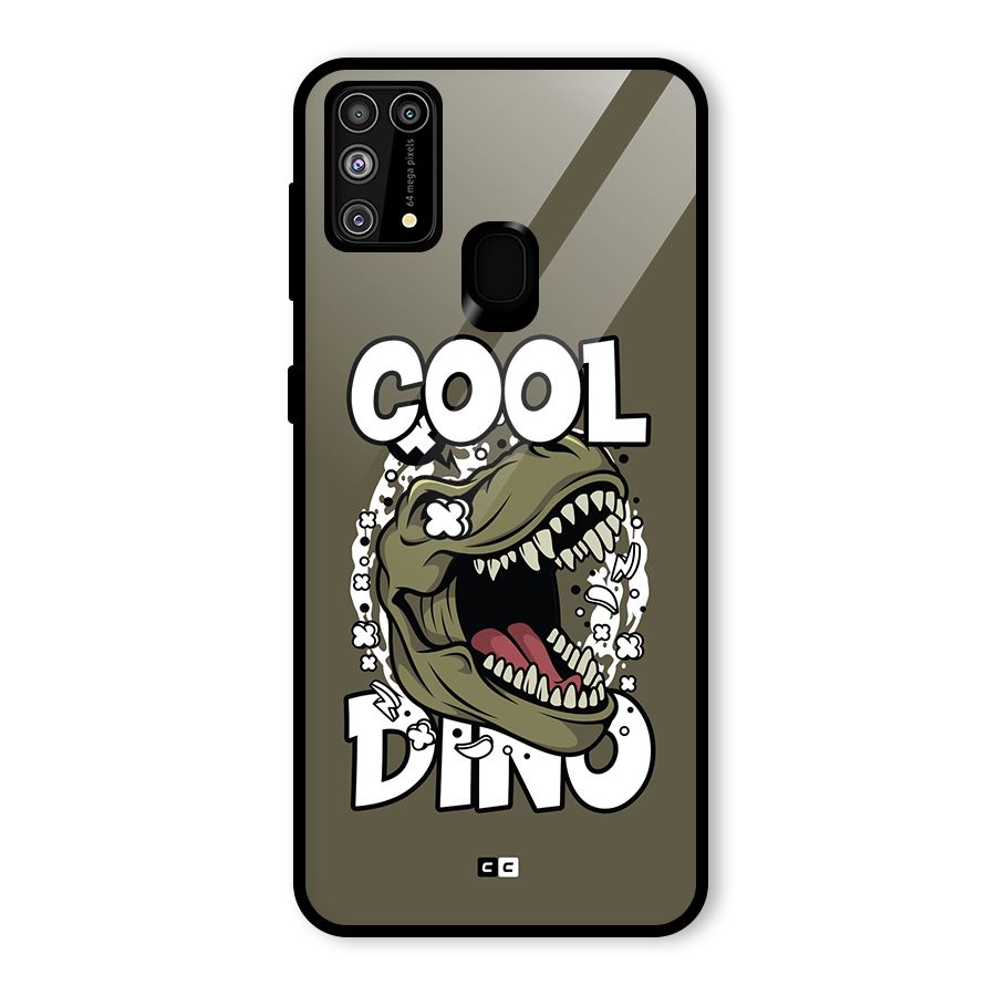 Cool Dino Glass Back Case for Galaxy F41