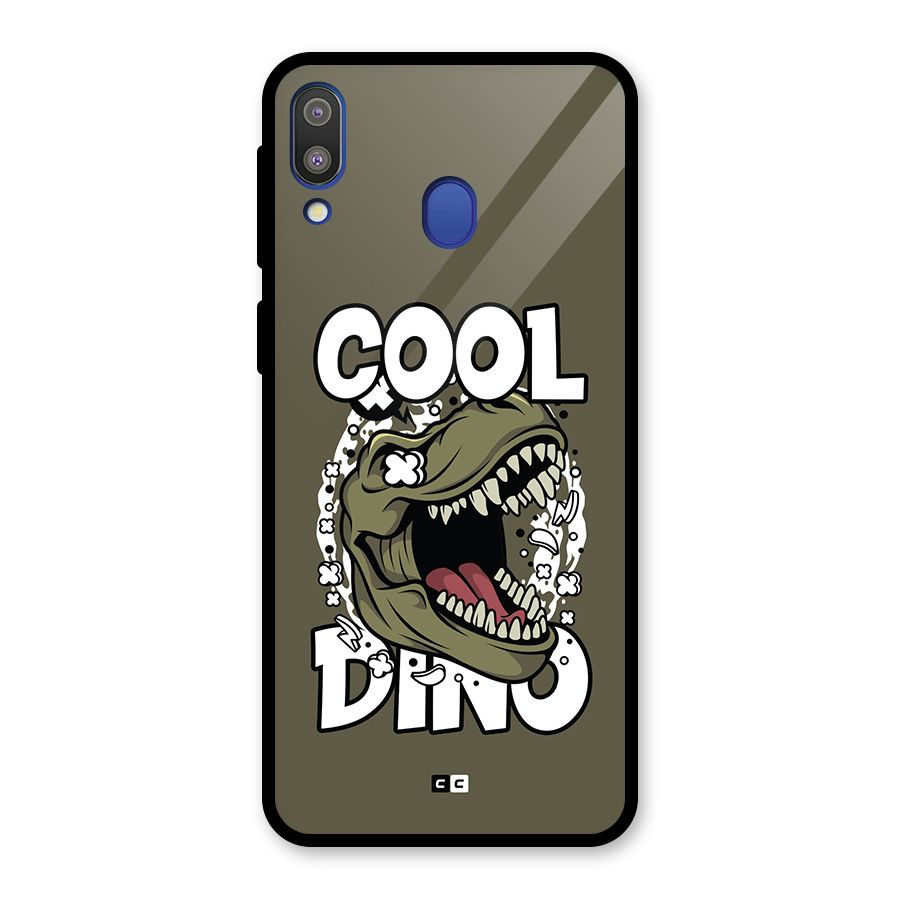 Cool Dino Glass Back Case for Galaxy M20