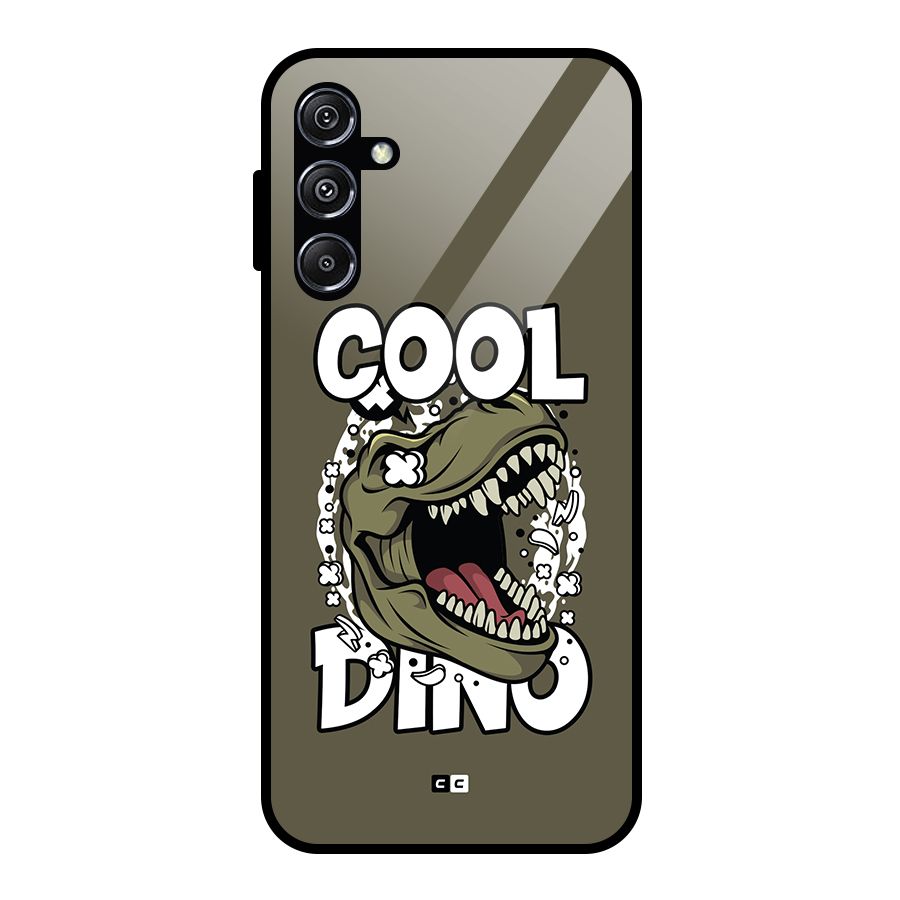 Cool Dino Glass Back Case for Galaxy M34 5G