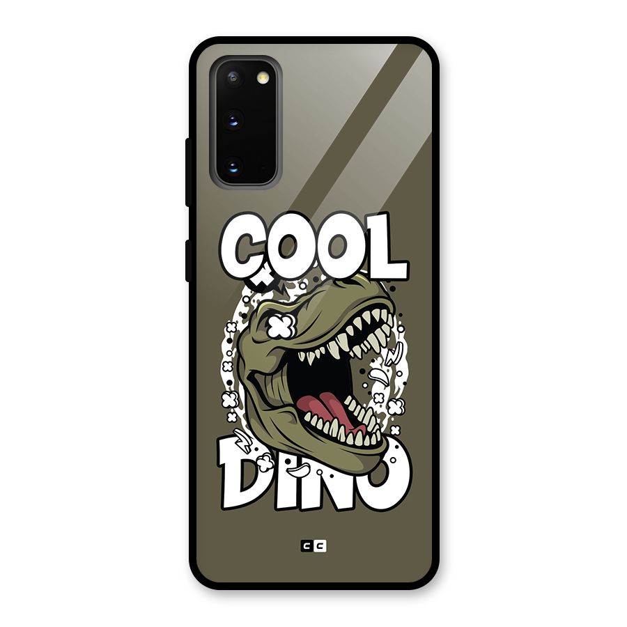 Cool Dino Glass Back Case for Galaxy S20